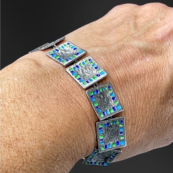 🌺Artisan Sterling Silver Bracelet - Picture 13 of 16